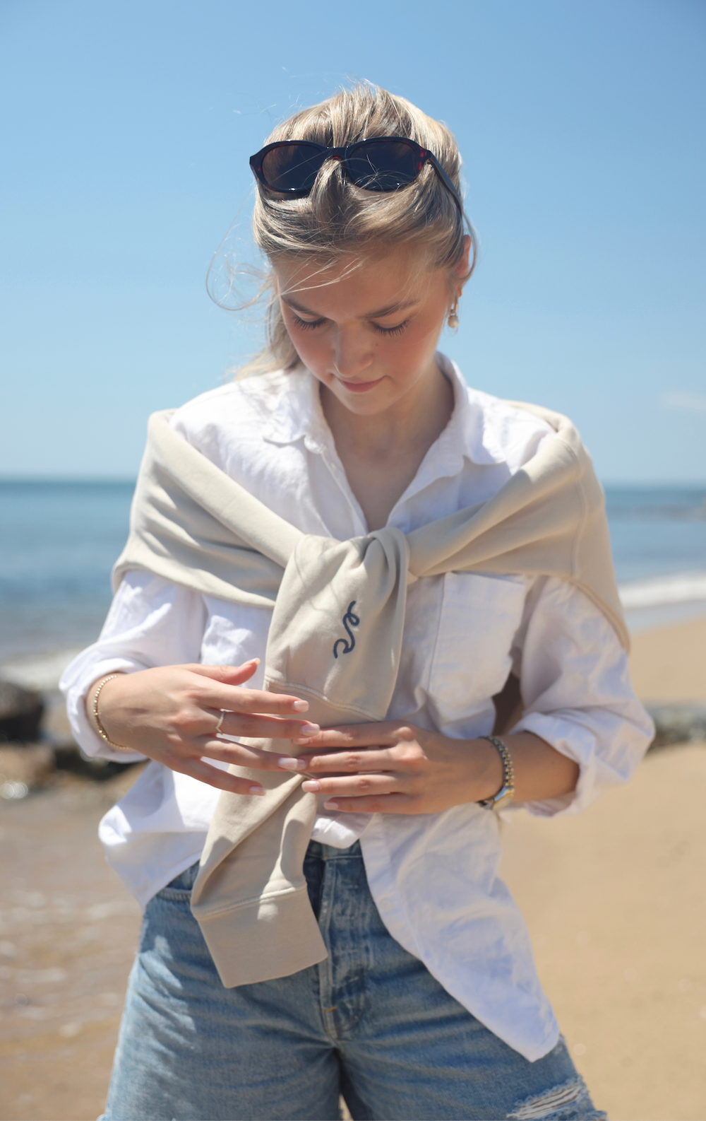 Coastal Core Collection Hoodie - Sand