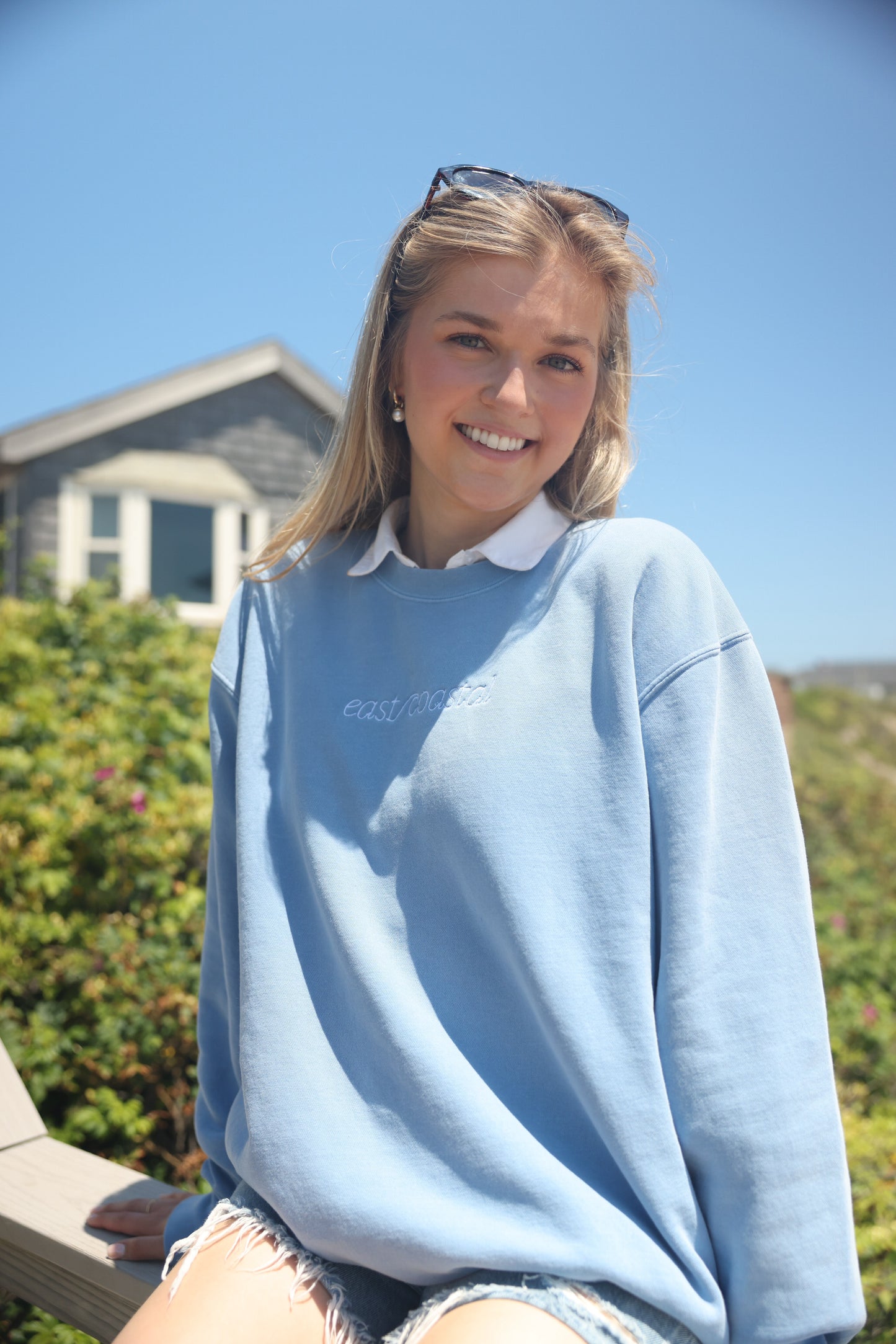 Coastal Core Collection Crewneck - Wave